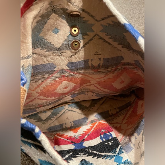 Lovestitch Aztec Print Tote Bag - Picture 7 of 8